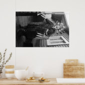 Eskimo Medicine Man en Sick Boy in Alaska Poster (Keuken)