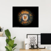 Eskimo Nebula (NGC 2392) poster (Thuiskantoor)