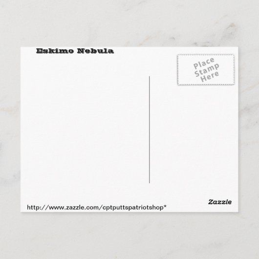 Eskimo Nebulae Briefkaart (Achterkant)