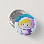 Eskimo Po-toets Ronde Button 3,2 Cm (Voorkant /achterkant)