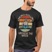 Eskimo Rolling Through The Week Backprint Canoe T-shirt (Voorkant)