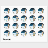 Eskimo Ronde Sticker (Vel)