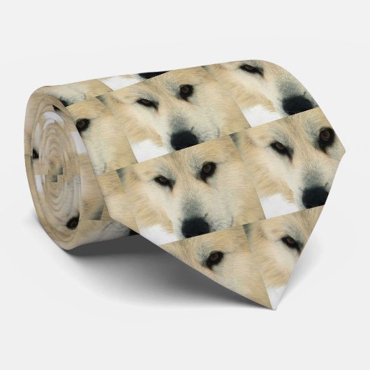 Eskimo Sled Dog Stropdas (Opgerold)