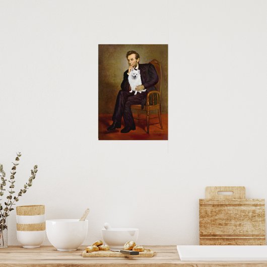 Eskimo Spitz 1 - Lincoln Poster (Keuken)