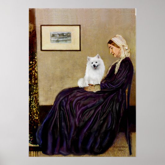 Eskimo Spitz 1 - Moeder van Whistler Poster (Voorkant)