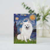 Eskimo Spitz 1 - Sterrennacht (Vert) Briefkaart (Staand voorkant)