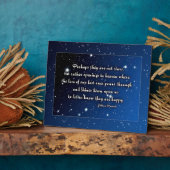 Eskimo spreekwoord - misschien zijn het geen sterr fotoplaat (Zijkant)