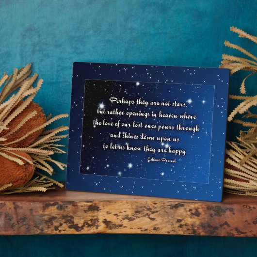 Eskimo spreekwoord - misschien zijn het geen sterr fotoplaat (Zijkant)