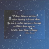 Eskimo spreekwoord - misschien zijn het geen sterr sticker (Voorkant)