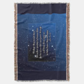 Eskimo spreekwoord Misschien zijn het geen sterren Deken (Voorkant Verticaal)