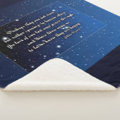 Eskimo spreekwoord Misschien zijn het geen sterren Sherpa Deken (3/4)