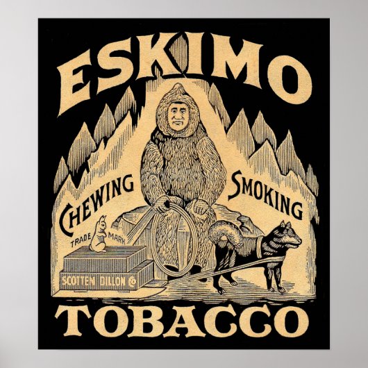 Eskimo Tobacco Poster (Voorkant)