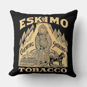 Eskimo Tobacco print Kussen