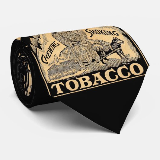 Eskimo Tobacco print Stropdas (Opgerold)