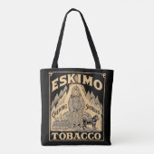 Eskimo Tobacco print Tote Bag (Achterkant)