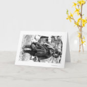 Eskimo Vrouw en Kind in de Foto van Alaska Kaart (Gele Bloem)