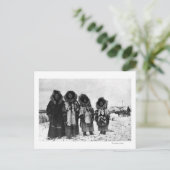 Eskimo-vrouwen op Alaska-foto Briefkaart (Staand voorkant)
