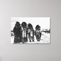 Eskimo-vrouwen op Alaska-foto