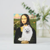 Eskimohond 1 - Mona Lisa Briefkaart (Staand voorkant)