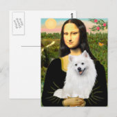 Eskimohond 1 - Mona Lisa Briefkaart (Voorkant / Achterkant)