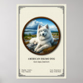 Eskimohond Zoologie Serie Poster (Voorkant)