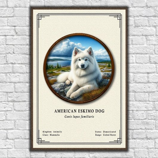 Eskimohond Zoologie Serie Poster