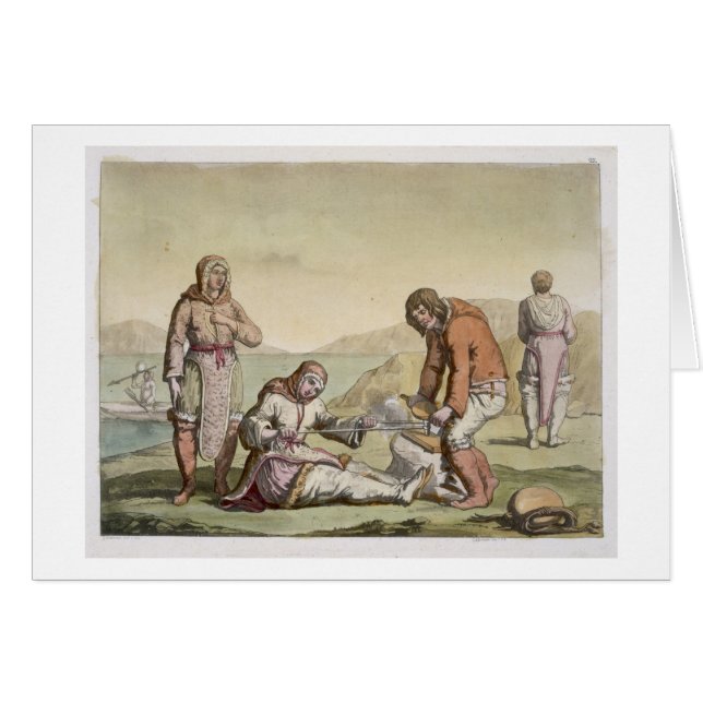 Eskimos, 1817 (kleurengravure) (Voorkant Horizontaal)