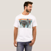 Eskimos Lancering Whaling Boat T-shirt (Voorkant volledig)
