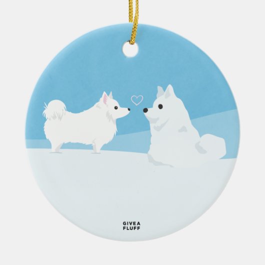 EskiSnow Keramisch Ornament (Voorkant)