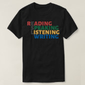 ESL 4 Skills Design Multicolor T-shirt (Design voorkant)
