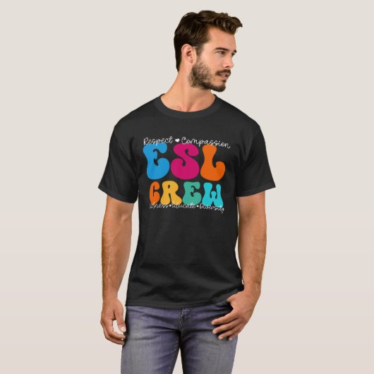 ESL Crew Appreciation Week Back to School T-shirt (Voorkant volledig)