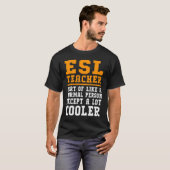 ESL Docent Definitie Engels Taaldocent T-shirt (Voorkant volledig)