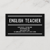 ESL-docent Visitekaartje (Voorkant)