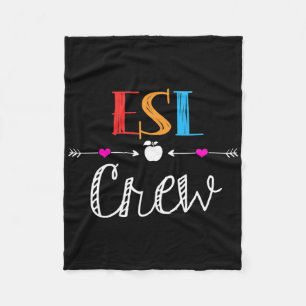 Esl Docententeam Leuk Eerste Schooldag Cadeaus Fleece Deken