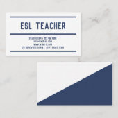 ESL Engels Visitekaartje (Voorkant / Achterkant)