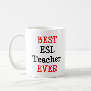 esl - leraar , beste koffiemok