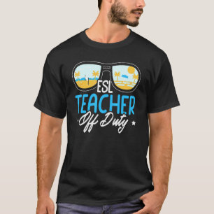 esl leraar dienst Engels als tweede taal T-shirt