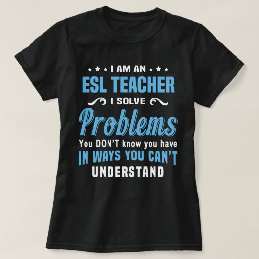 ESL-leraar T-shirt (Design voorkant)
