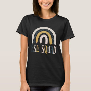 ESL Squad Teacher Crew Team Terug naar School Boho T-shirt