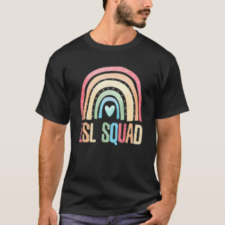 Esl Squad Teacher Crew Team terug naar school Enge T-shirt