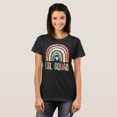 Esl Squad Teacher Crew Team terug naar school Enge T-shirt (Voorkant volledig)