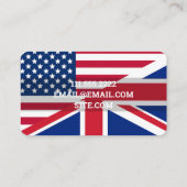 ESL Teacher Aangepaste Foto QR Visitekaartje (Achterkant)