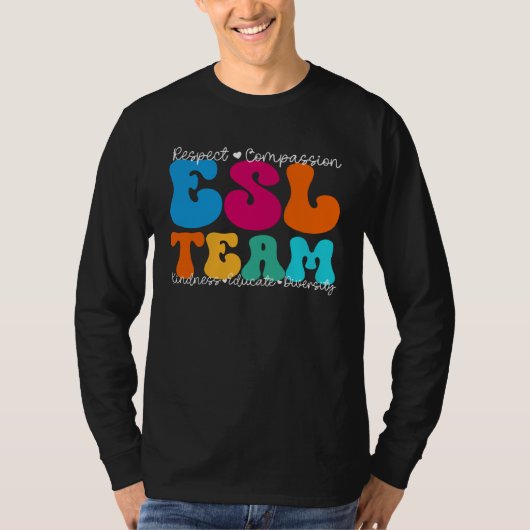 ESL Team Appreciation Week Back to School T-shirt (Voorkant)