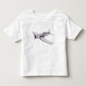 ESM F-4U Corsair-vliegtuig Kinder Shirts (Voorkant)