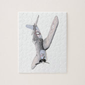 ESM F-4U Corsair-vliegtuig Legpuzzel (Verticaal)