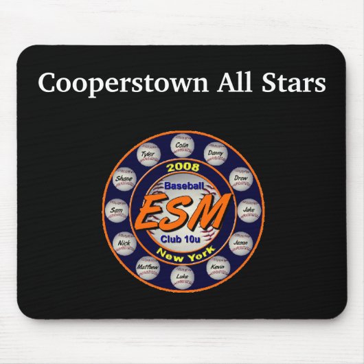 ESMBC All Stars Mousepad Muismat (Voorkant)