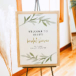 ESME Bohemian Greenery Gold Vrijgezellenfeest Welk Poster<br><div class="desc">Dit vrijgezellenfeest welkome teken kenmerkt greenery bladeren van de waterverf van de sage en een gouden handgeschreven manuscriptdoopvont. Dit vrijgezellenfeest poster is perfect voor je bohemische of tuinlijke bruidsvoorval. Paar met om het even wat in het ESME Collectie voor een samenhangende blik.</div>