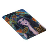 Esme Halloween heks van Renee L Lavoie Magneet (Rechterzijde)