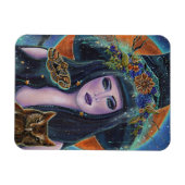 Esme Halloween heks van Renee L Lavoie Magneet (Horizontaal)