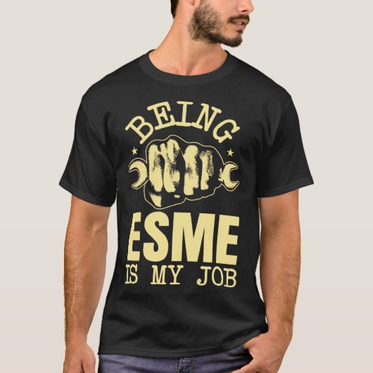 Esme Zijn Is Mijn Werk T-shirt (Voorkant)